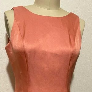 Super glamorous, silk/cotton backless, dusty pink dress from Talbots size 10
